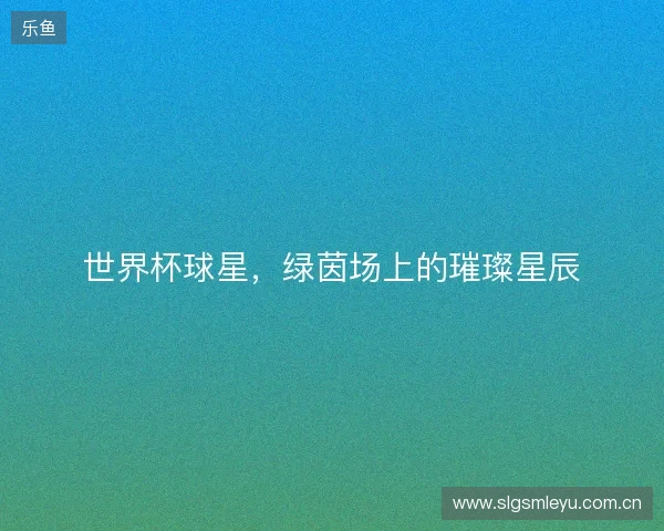 世界杯球星,绿茵场上的璀璨星辰 世界杯球星,绿茵场上的璀璨星辰
